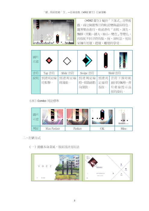 「蘭」陽蔚藍晴「空」―節奏遊戲《voez 蘭空》行銷策略 「蘭」陽蔚藍晴「空」―節奏遊戲《voez 蘭空》行銷策略