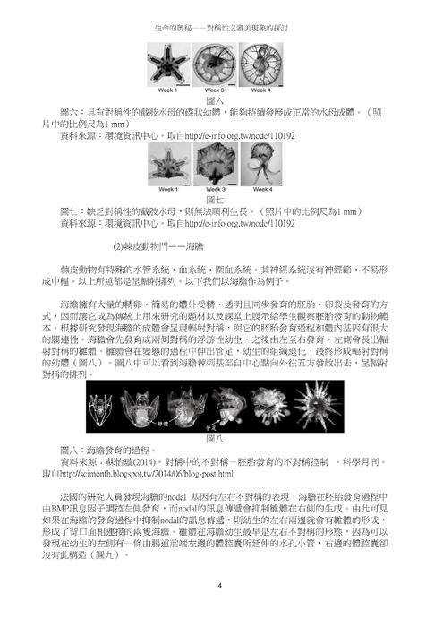 生命的奧秘—對稱性之審美現象的探討