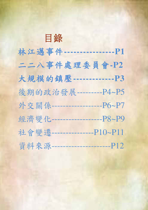 二二八事件後台灣