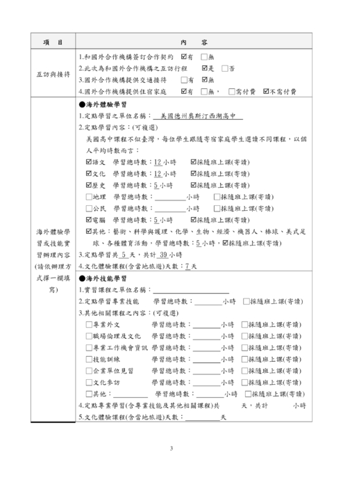 1.羅東高中2012年國際交流成效報告表 1.羅東高中2012年國際交流成效報告表