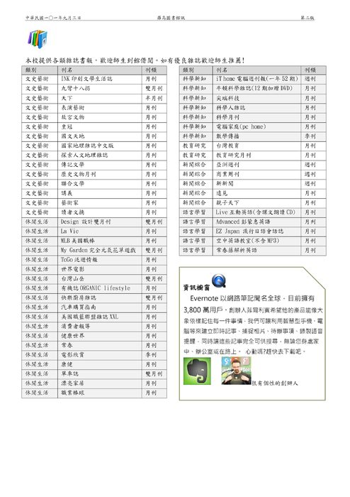 羅高圖訊_第一期_102年09月