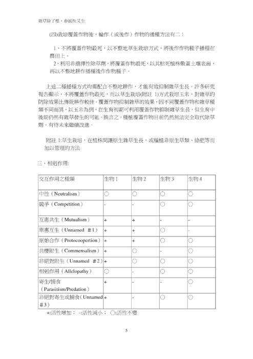 雜草除了根 雜草除了根