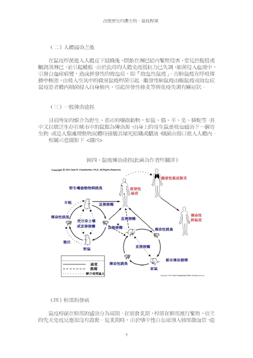 改變歷史的微生物－鼠疫桿菌