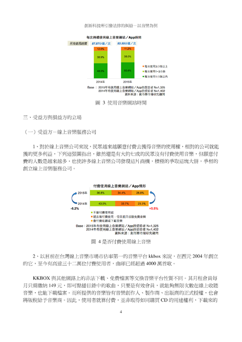 創新科技所引發法律的糾紛－以音樂為例