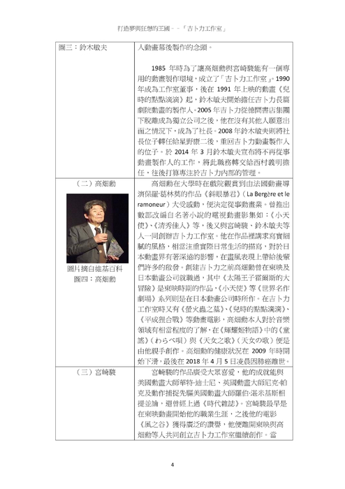 打造夢與狂想的王國––「吉卜力工作室」 打造夢與狂想的王國––「吉卜力工作室」