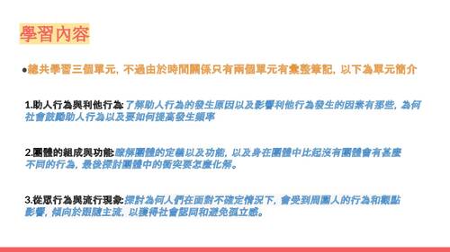 自主學習呈現