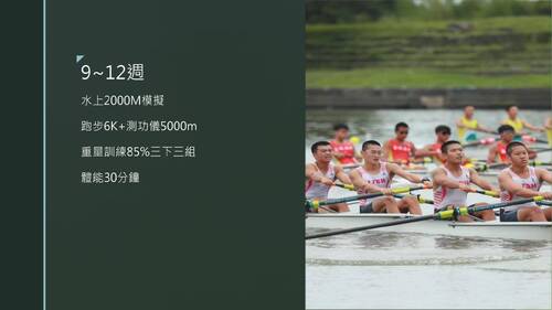 水上划船訓練