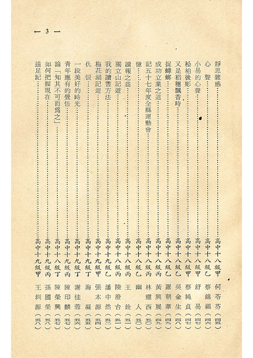 羅中革新10期(57年)